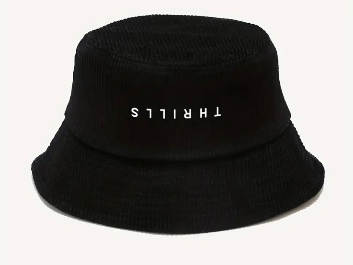 “Thrills” Corduroy Bucket Hat