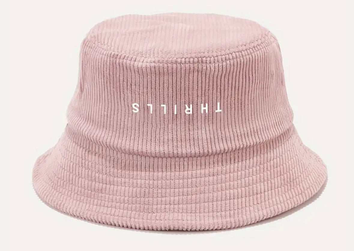 “Thrills” Corduroy Bucket Hat