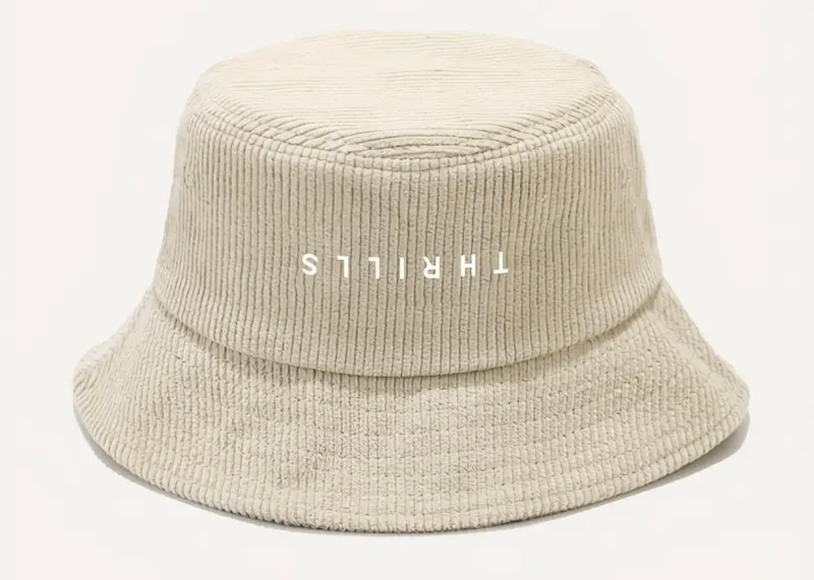 “Thrills” Corduroy Bucket Hat