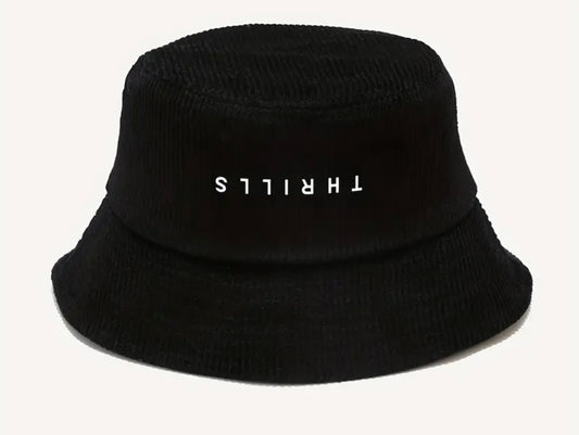 “Thrills” Corduroy Bucket Hat